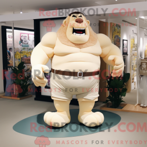 Máscara Beige Strongman com...