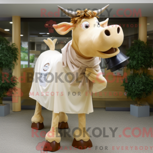 Máscara de vaca Guernsey...