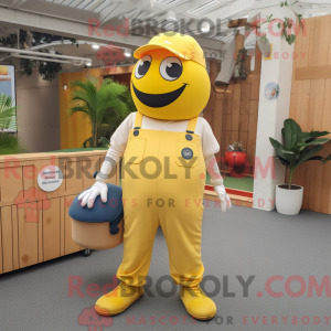Gul Petanque Ball maskot...