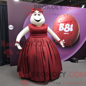 Maroon Bagels mascot...