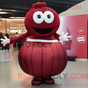 Maroon Bagels mascot...