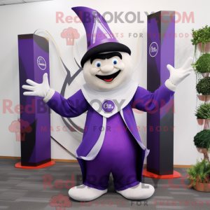 Lavendel Ring Master maskot...