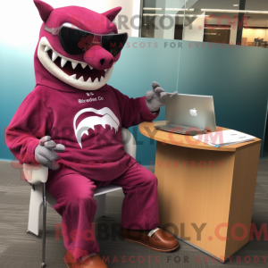 Magenta Megalodon máscara...