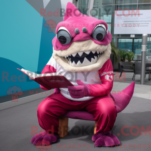 Magenta Megalodon máscara...