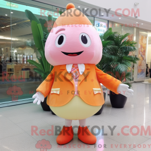 Peach Ray maskot kostume...