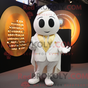 Personaggio mascotte bianco...