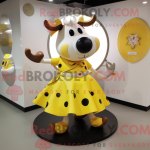 Yellow Cow maskot...