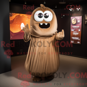 Brown Ghost-mascottekostuum...