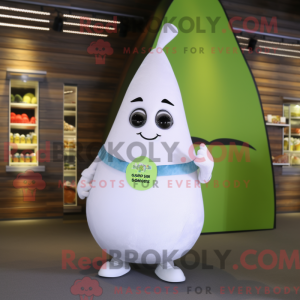 Hvid pære maskot kostume...