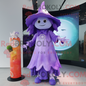 Lavendel heks maskot...