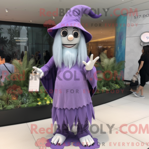 Lavendel usa uma máscara de...