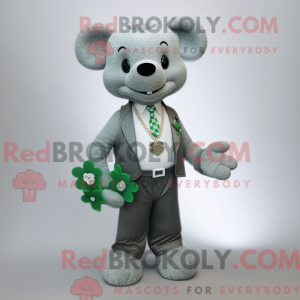 Grey Four Leaf Clover...
