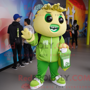 Lime Green Pop Corn...