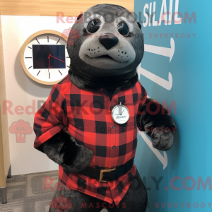Black Seal maskot kostume...