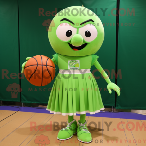 Lime Green Basketball Ball...