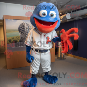 Blue Lobster mascot costume...