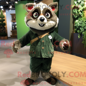 Forest Green Raccoon...
