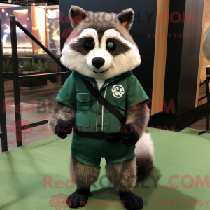 Forest Green Raccoon...