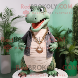 Máscara de crocodilo...