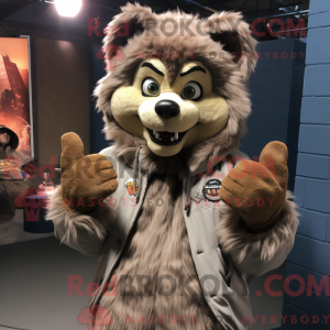 Mascotte de loup-garou...