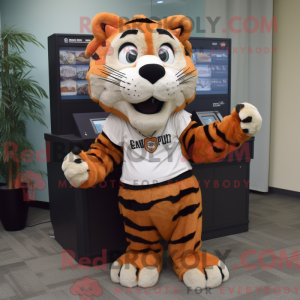 Rust Sabeltand Tiger maskot...