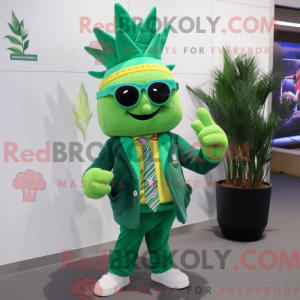 Costume mascotte d aas vert...