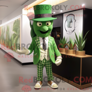 Máscara verde aas com capuz...