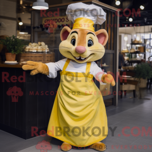 Gul Ratatouille maskot...
