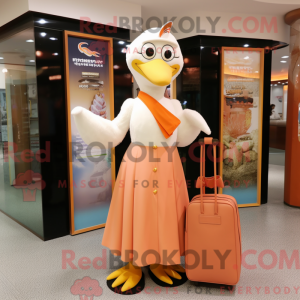Costume de mascotte Peach...