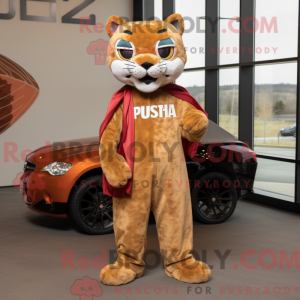 Rust Puma mascotte kostuum...