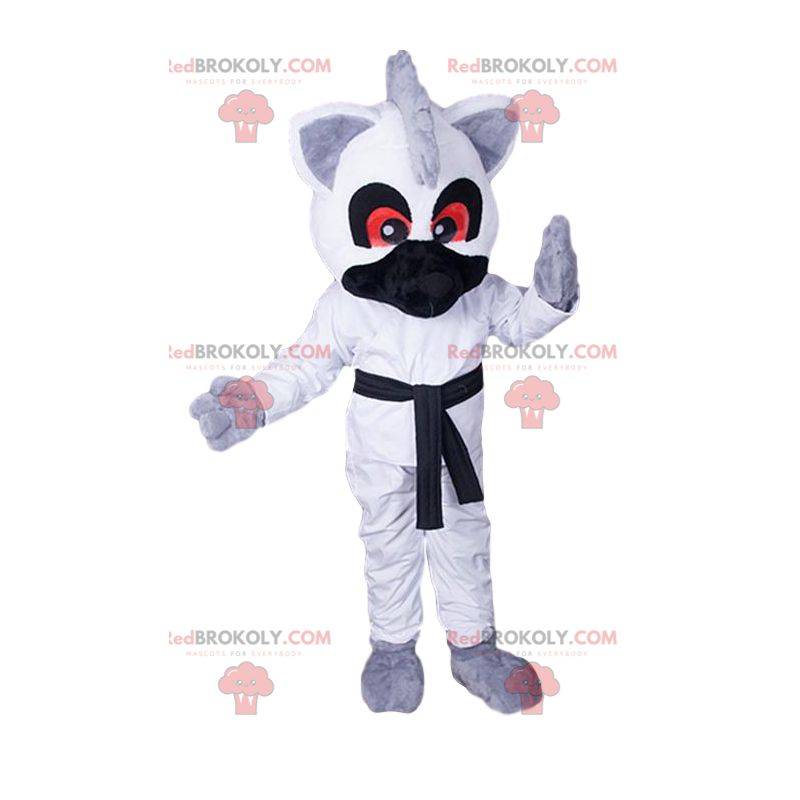 Karateka-mascotte - dier Karateka-mascotte - dier