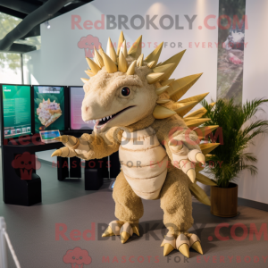 Beige Stegosaurus...
