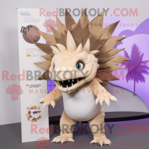 Beige Stegosaurus...