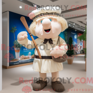 Beige sækkepibe maskot...