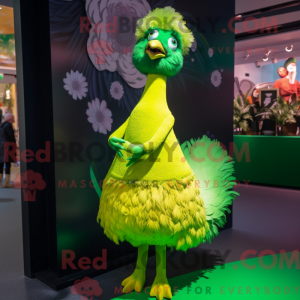 Lime Green Peacock...