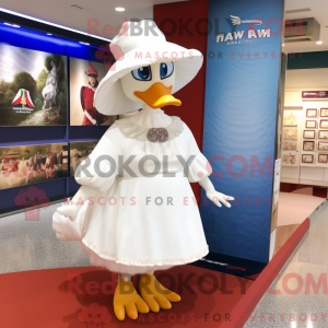 Schwan Maskottchen Kostüm...