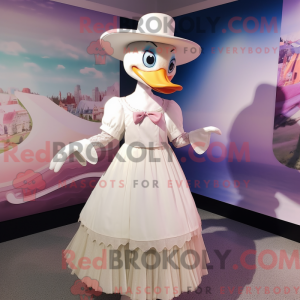 Costume mascotte de cygne...