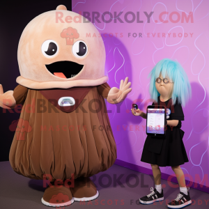 Brown Jellyfish mascot...