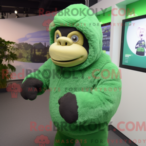 Green Gorilla mascot...