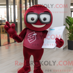 Maskotkowa maska Maroon...