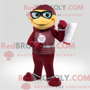 Maroon Arrow Of Love mascot...