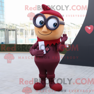 Maroon Arrow Of Love mascot...