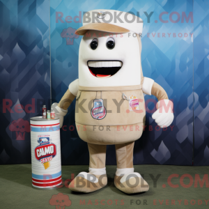 Cream Soda Can maskot...