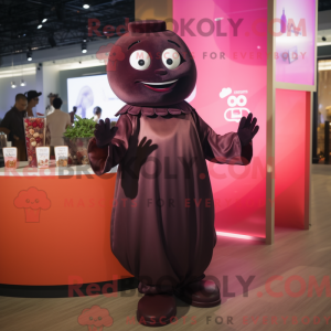 Maroon Chocolates maskot...