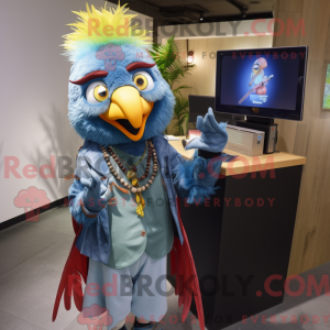 Macaw maskot kostume...