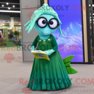 Green Betta Fish mascot...