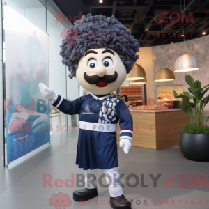 Navy Falafel mascot costume...