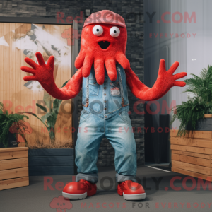 Disfraz de mascota Kraken...