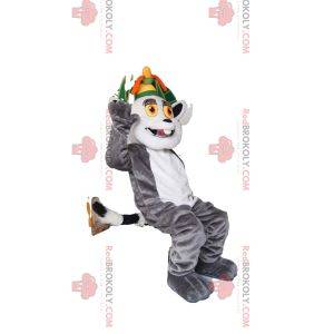 Maskot krále Juliana, slavný lemur madasgacarský. Král Juliánský kostým