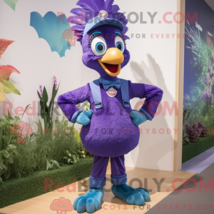 Costume de mascotte de paon...